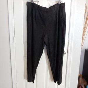 Old Navy Women's Extra High-Wasted Taylor Wide Leg Dark Gray Trouser XXL NWOT